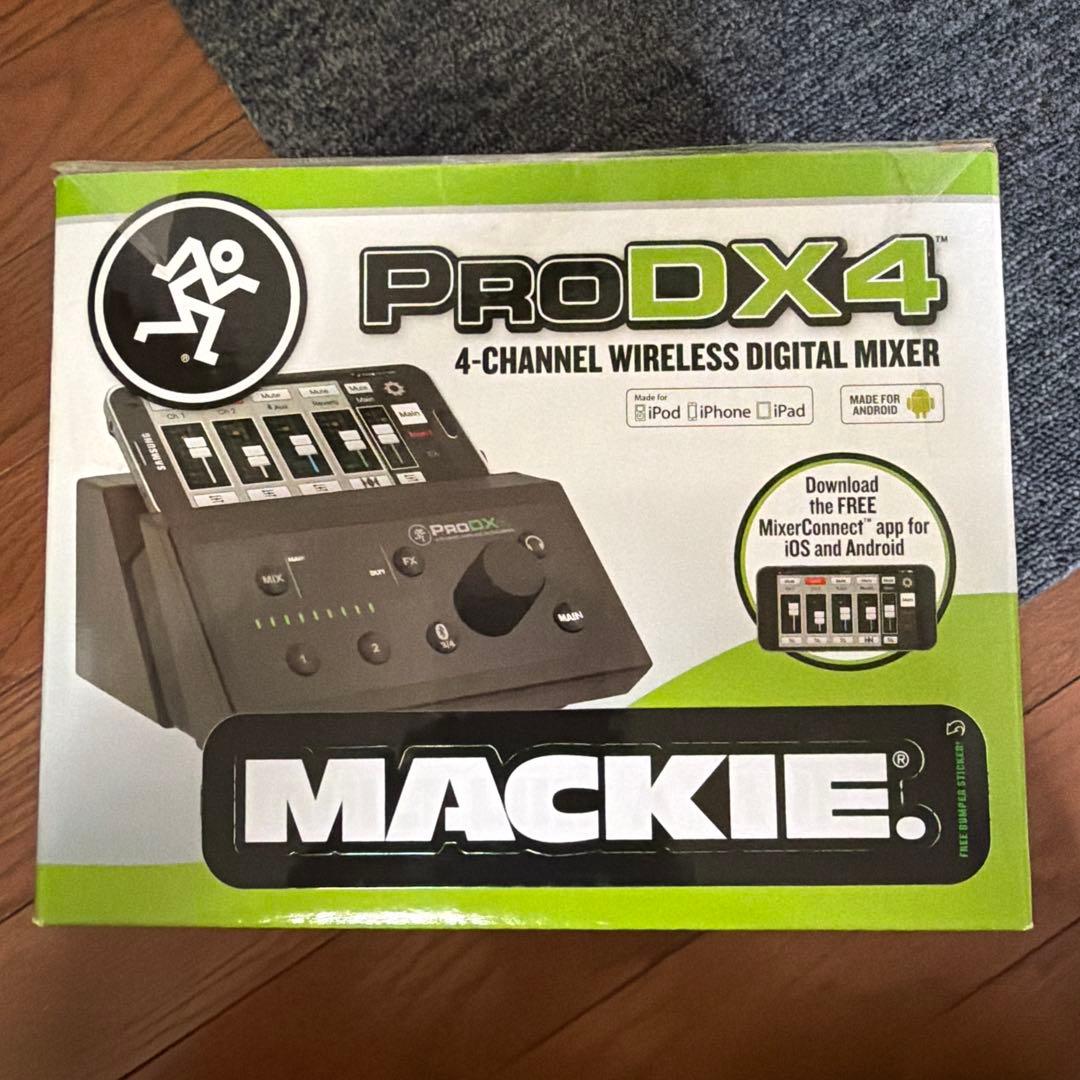 MACKIE prodx4 4チャンネルワイヤレスデジタルミキサー