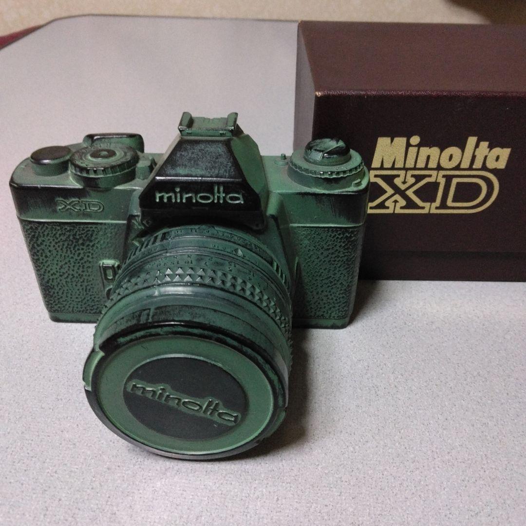 カメラ型貯金箱 MinoltaXD 実物大 ノベルティ