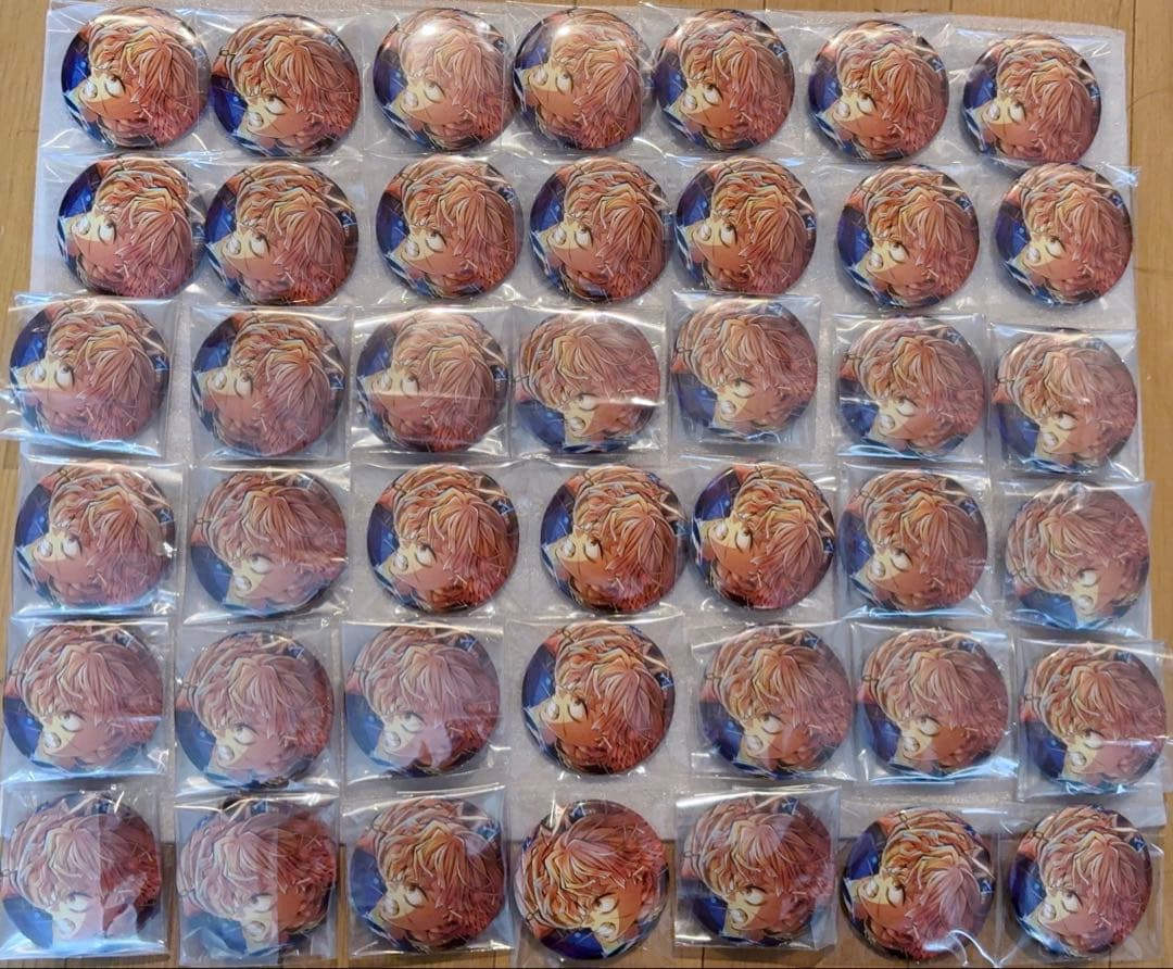 鬼滅の刃 第5弾キービジュアル 缶バッジ 我妻善逸 42個