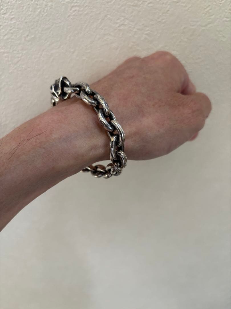 ガボール　ガボラトリー　生前2スカル　スモールオーバルリンクブレスレット