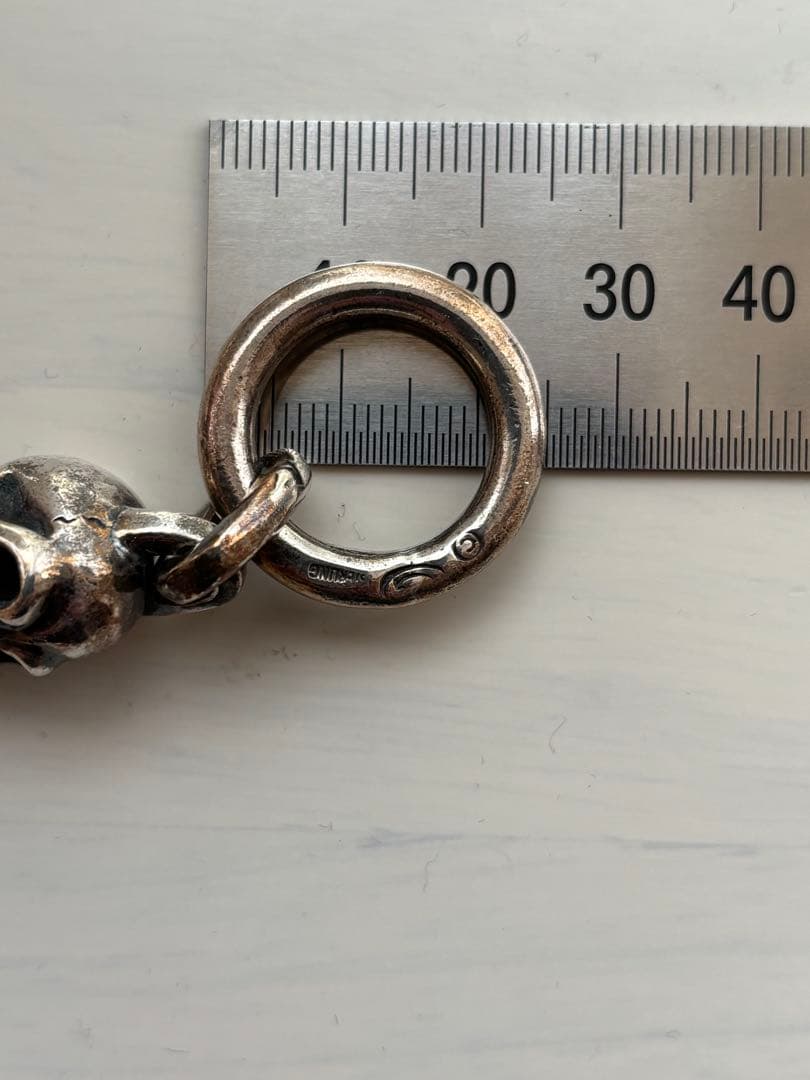 ガボール　ガボラトリー　生前2スカル　スモールオーバルリンクブレスレット