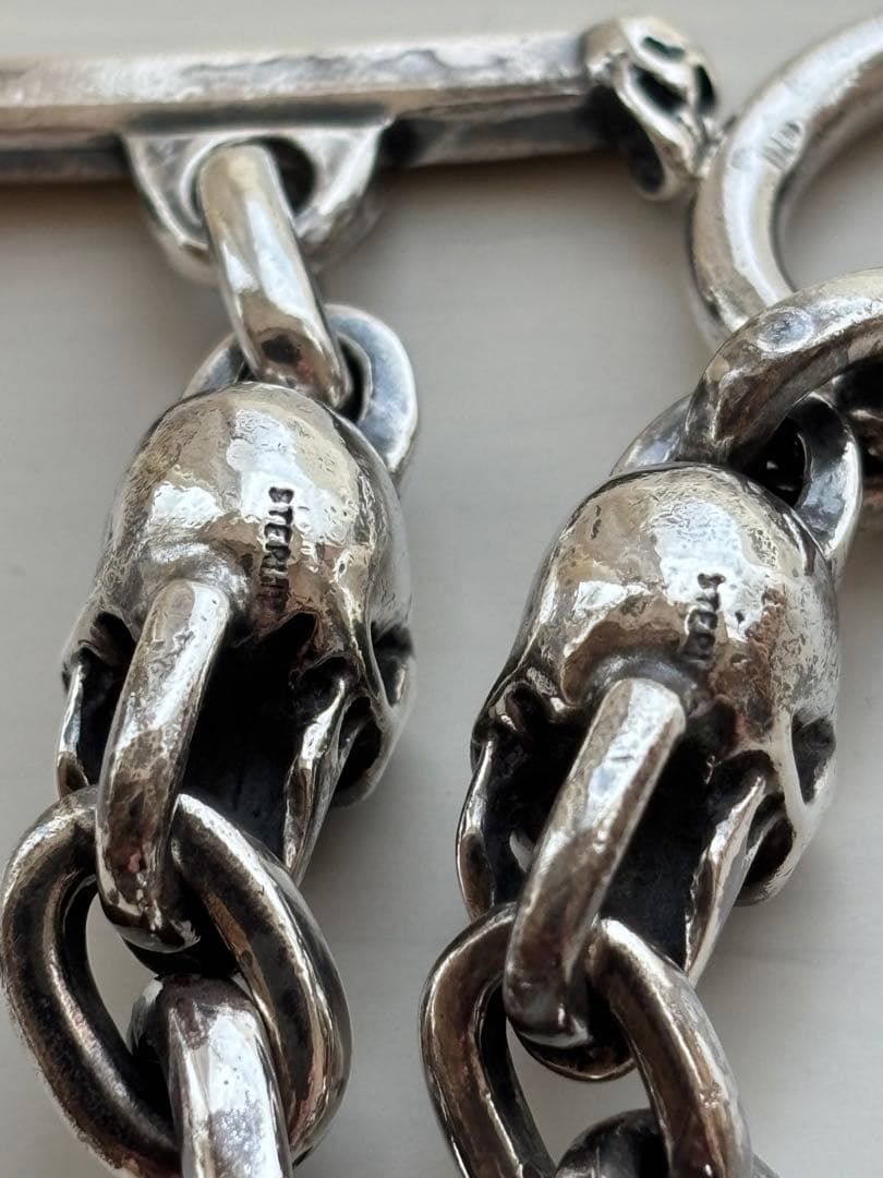 ガボール　ガボラトリー　生前2スカル　スモールオーバルリンクブレスレット