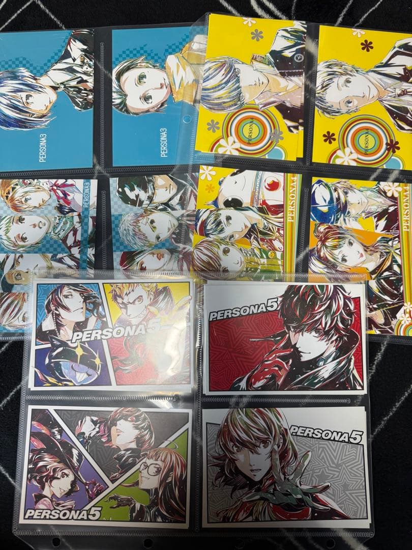 ペルソナ 3 4 5 アニアート 特典　ポストカード　コンプリート 主人公　足立