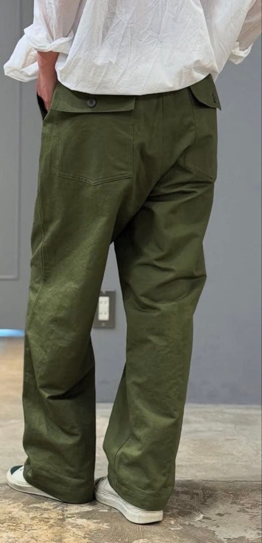 パンツ HTS COTTON/LINEN KERSEY BAKER PANTS