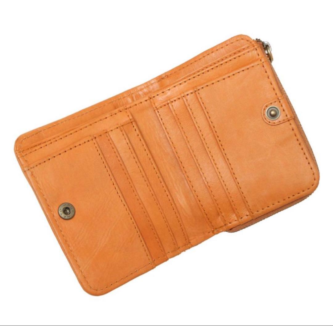 zucchero filato 本革 二つ折り財布