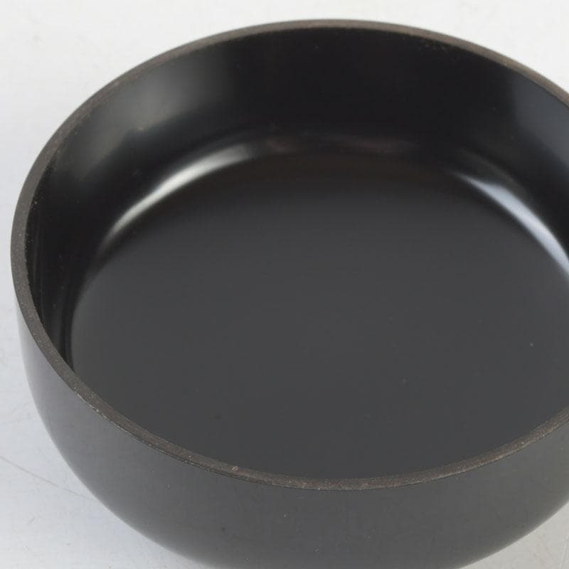 茶道具　塗師　安田春仁作　香ノ図蒔絵　中棗　共箱　V　9577