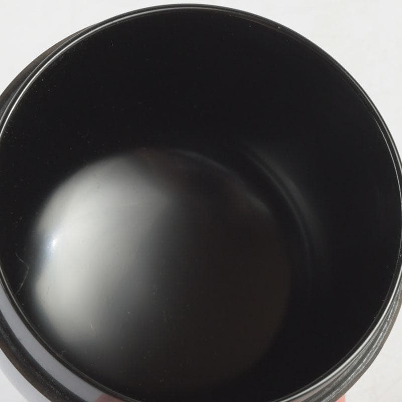 茶道具　塗師　安田春仁作　香ノ図蒔絵　中棗　共箱　V　9577