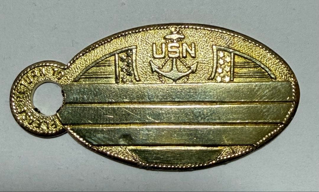 米軍 実物 IDタグ USN