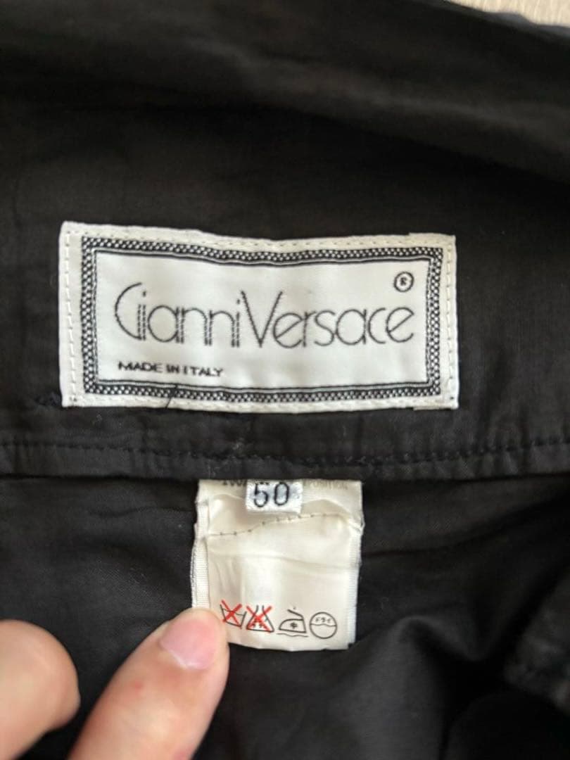 gianni versace ヴェルサーチ 変形 リネン サルエル希少 初期