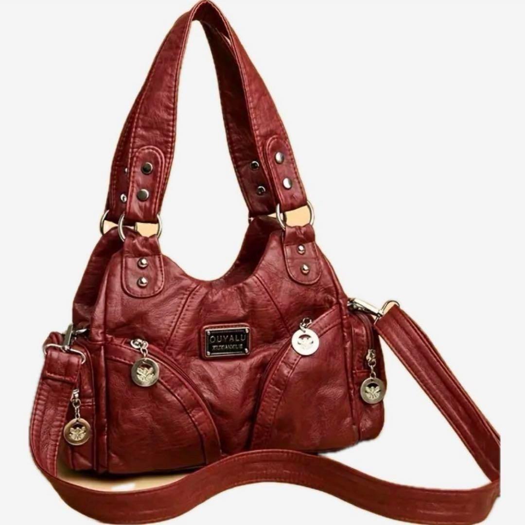 バッグ Y2K leather vintage shoulder bag 00s