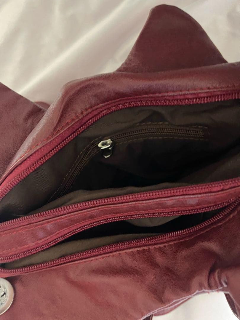 バッグ Y2K leather vintage shoulder bag 00s