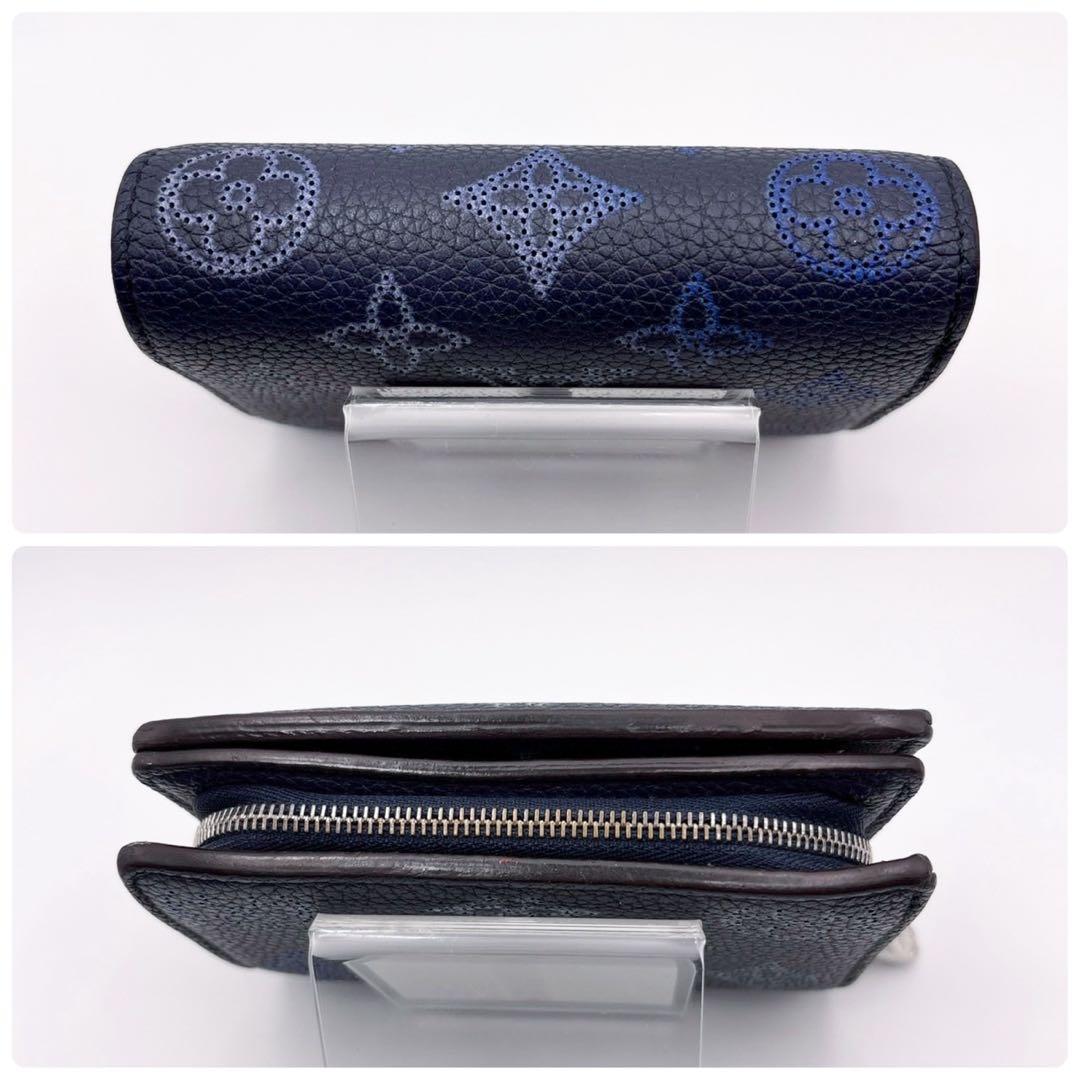 現行品✨ルイヴィトン 2つ折り財布 ポルトフォイユクレア マリーヌ　フライト