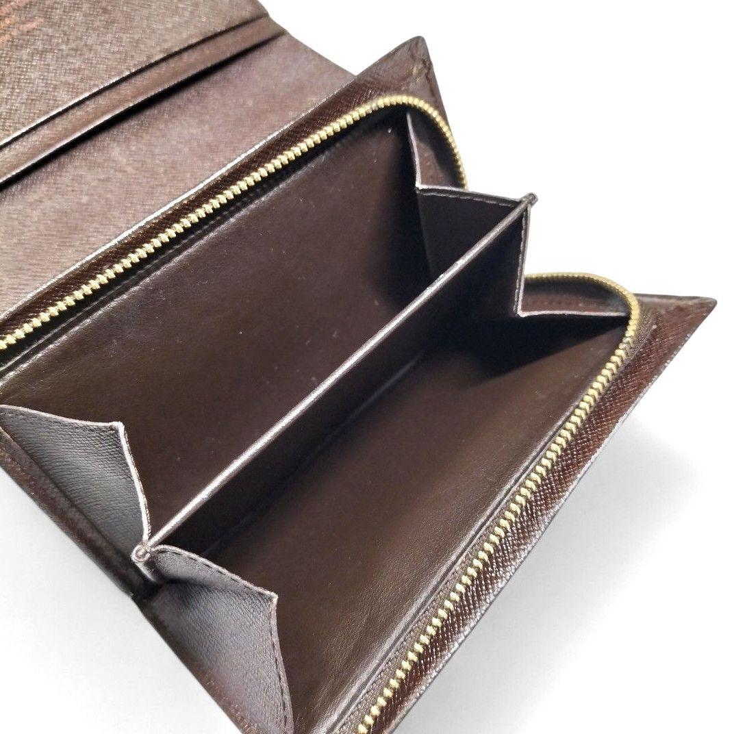 ダミエ エベヌ ポルトモネ ビエ トレゾール 二つ折り財布 ルイヴィトン