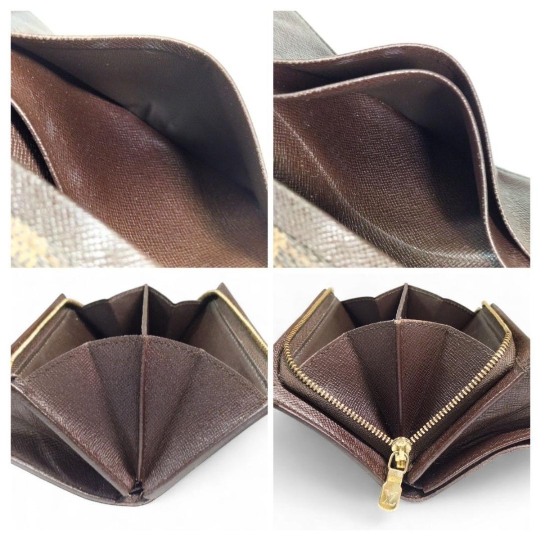 ダミエ エベヌ ポルトモネ ビエ トレゾール 二つ折り財布 ルイヴィトン