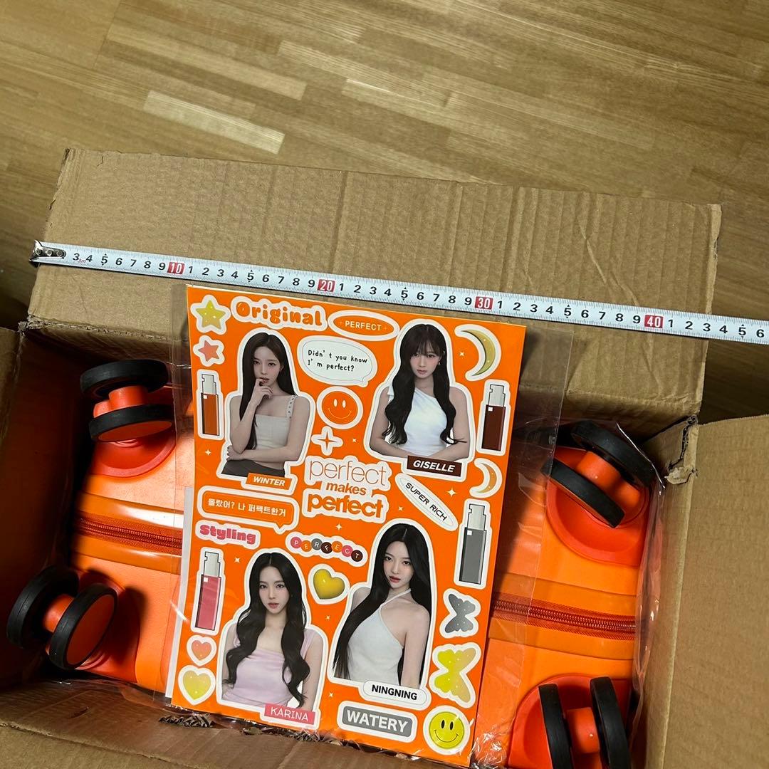 限定抽選 aespa ミジャンセン　キャリーケース　ステッカー付き　k-pop