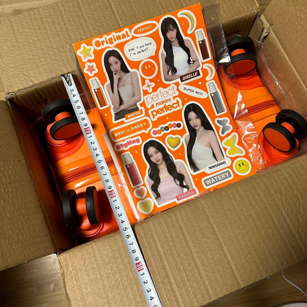 限定抽選 aespa ミジャンセン　キャリーケース　ステッカー付き　k-pop