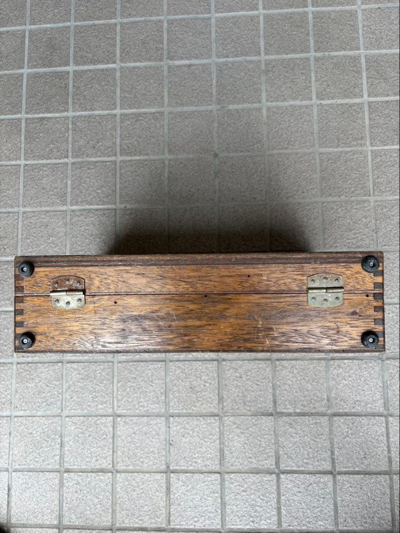 昭和レトロ&アンティーク! 背筋力計.木箱ケース! 希少!レア!