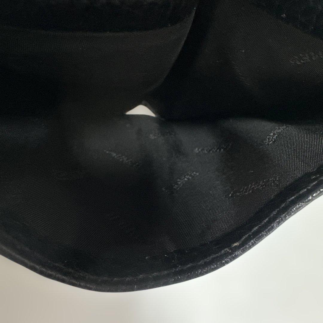 LAUNER LONDON ロウナーロンドン ブラック ロープロゴ 二つ折り財布