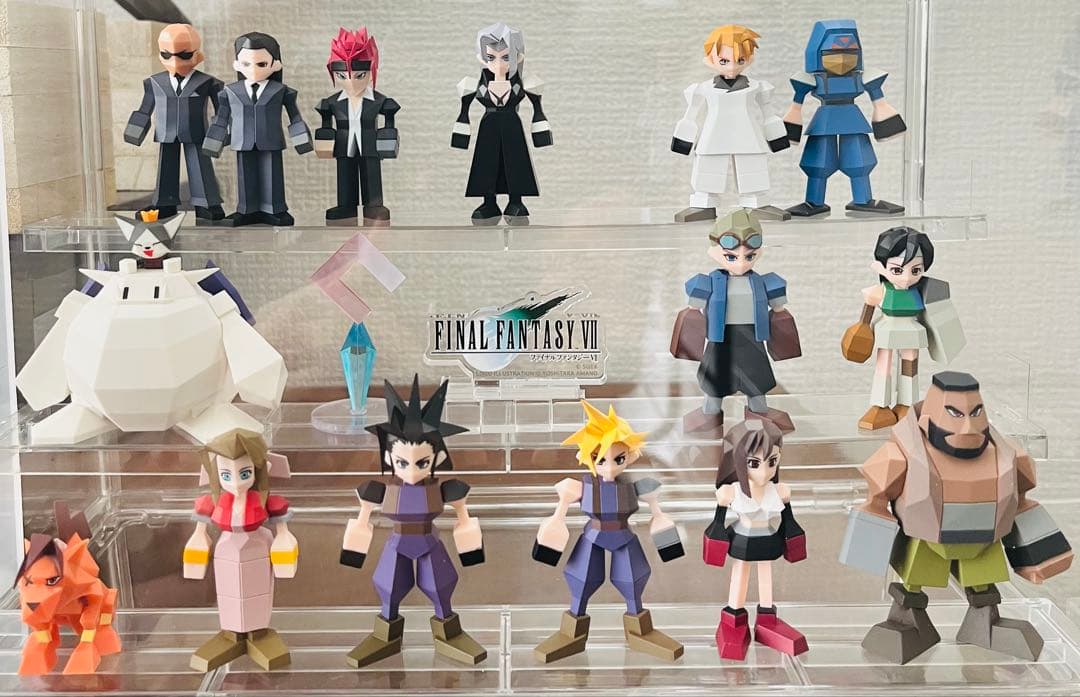 FF7 一番くじ ポリゴンフィギュア D賞 G賞コンプリートセット