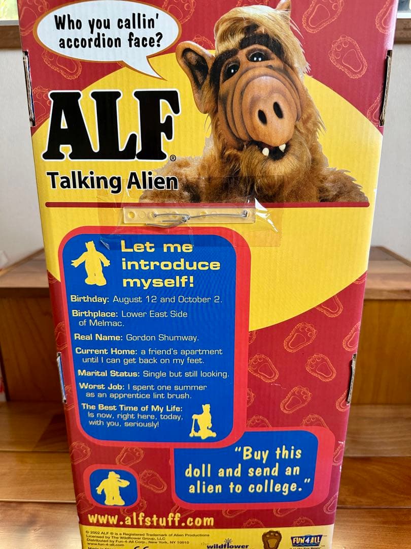 【超希少・新品】ALF おしゃべりアルフ Fun 4 ALL社製（2002年）