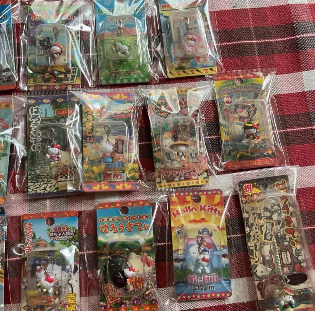 ご当地ハローキティ キーホルダー ファスナーマスコット ストラップまとめ売り