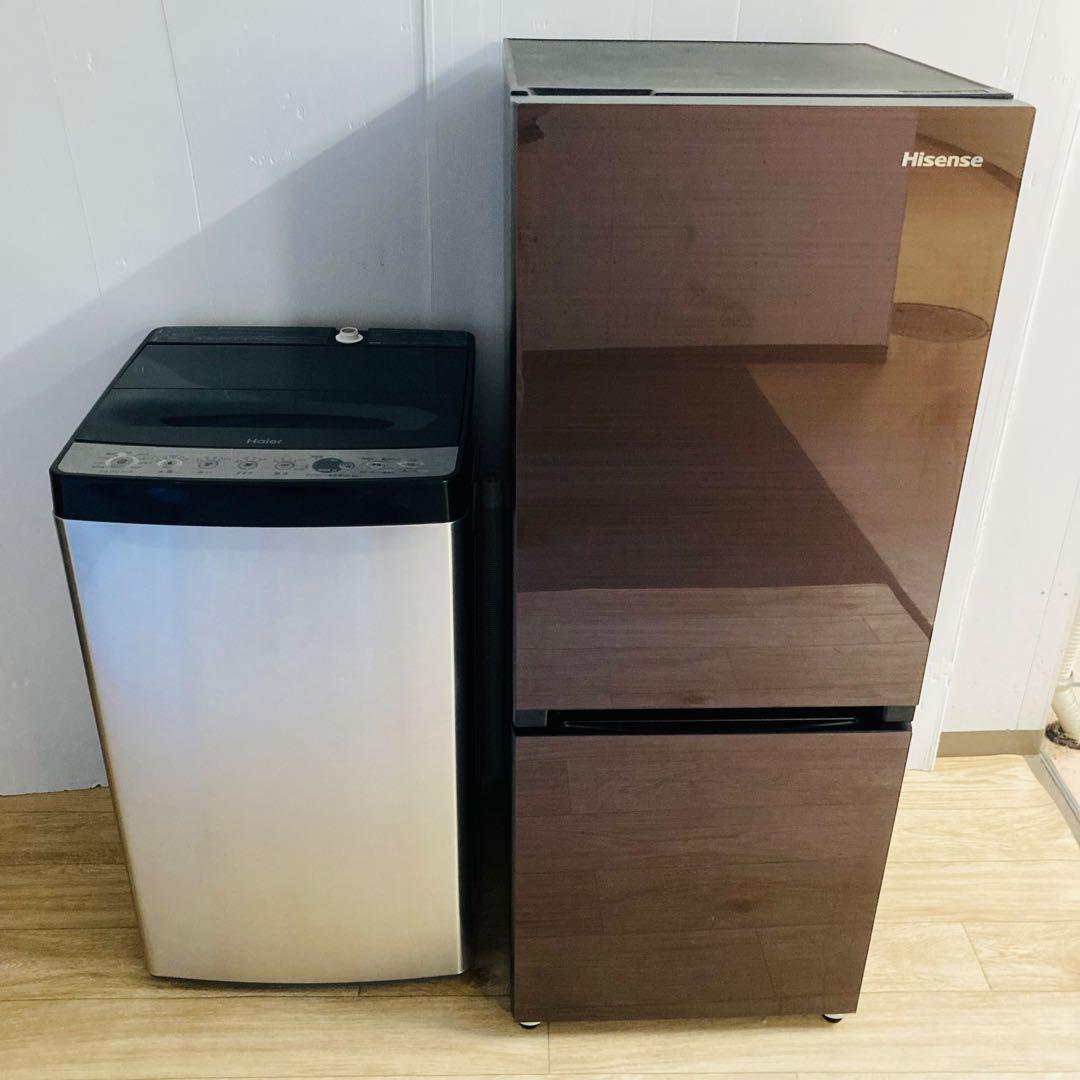 オシャレでカッコいいガラストップ冷蔵庫一人暮らし家電セット大阪、大阪近郊配送無料