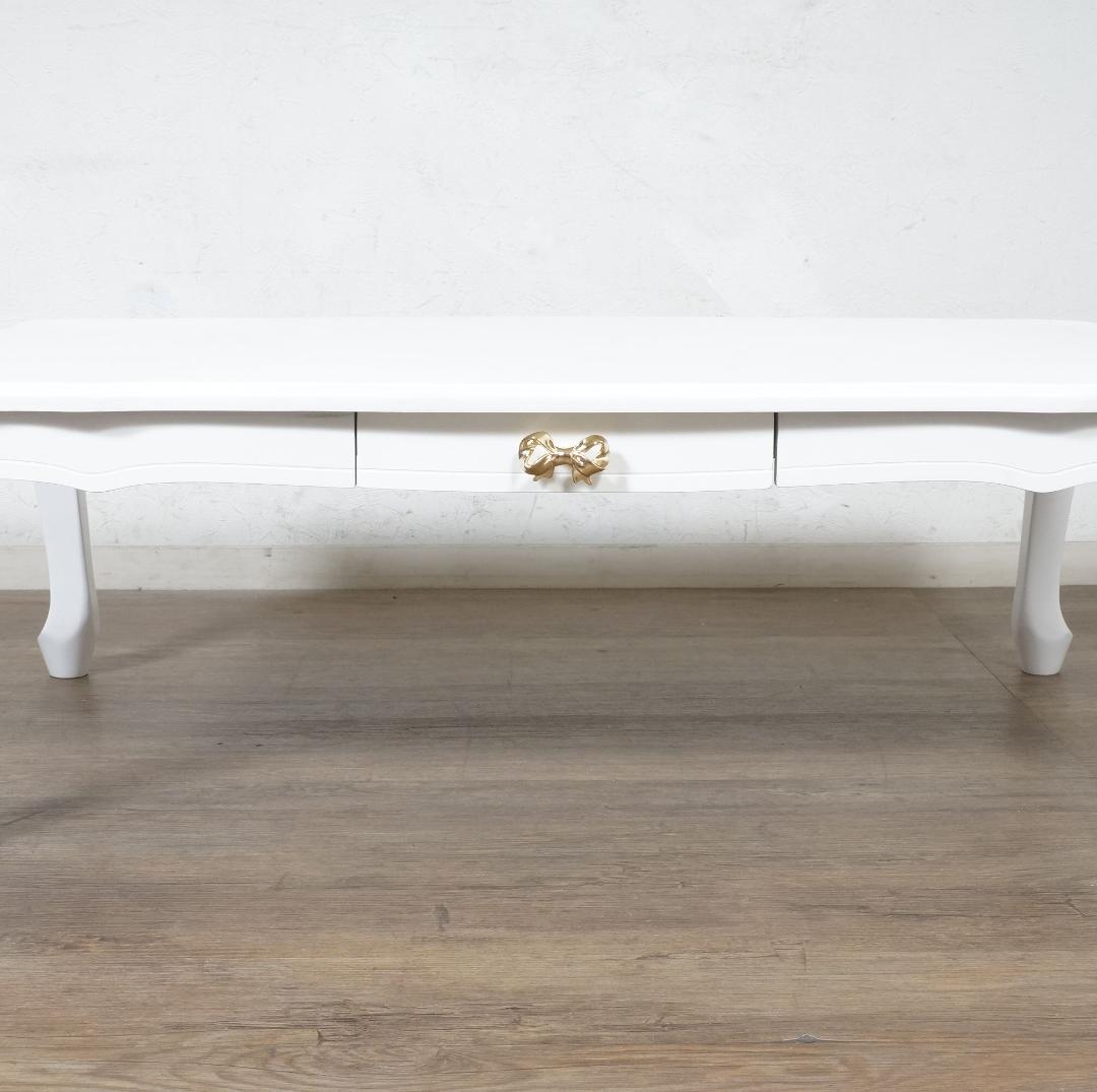 【新品・未使用】　エレガント　猫脚　ヨーロピアン調　折りたたみ式　テーブル