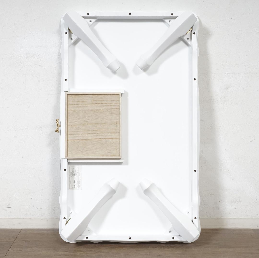 【新品・未使用】　エレガント　猫脚　ヨーロピアン調　折りたたみ式　テーブル