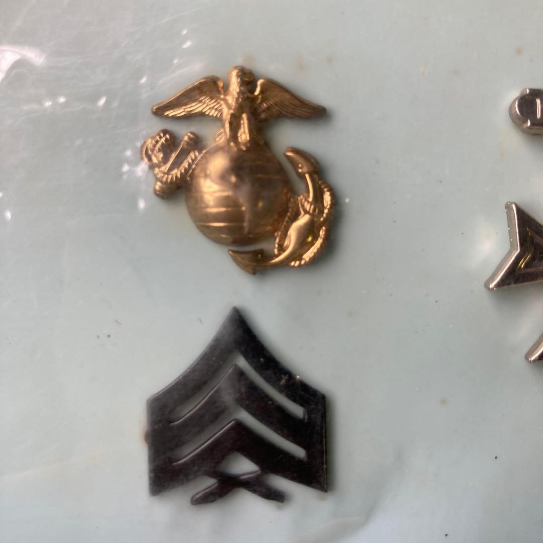 USMC ピンバッジセット台紙付き　デッドストック