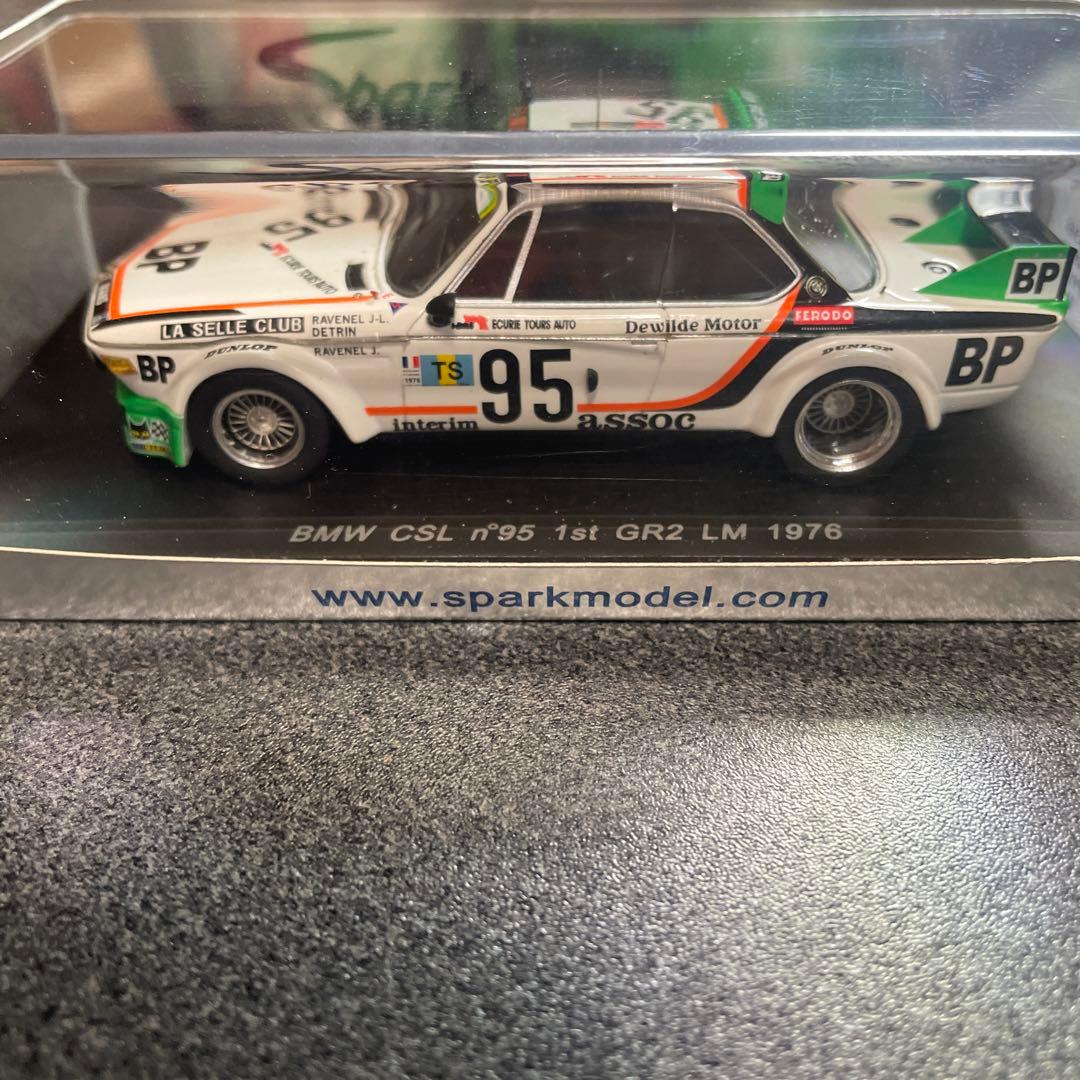 ミニカー SPARK 1/43 BMW CSL 95 1st GR2 LM 1976