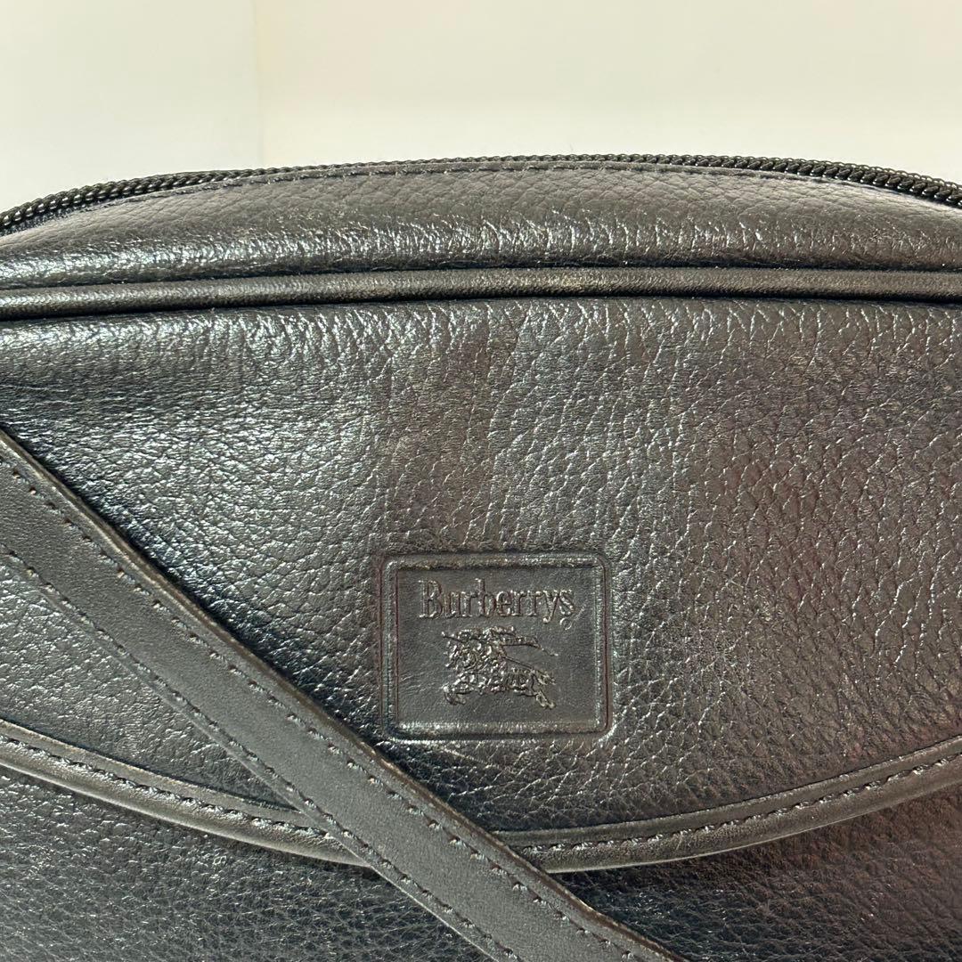 Burberrys バーバリーズ ショルダーバッグ ブラック レザー レディース