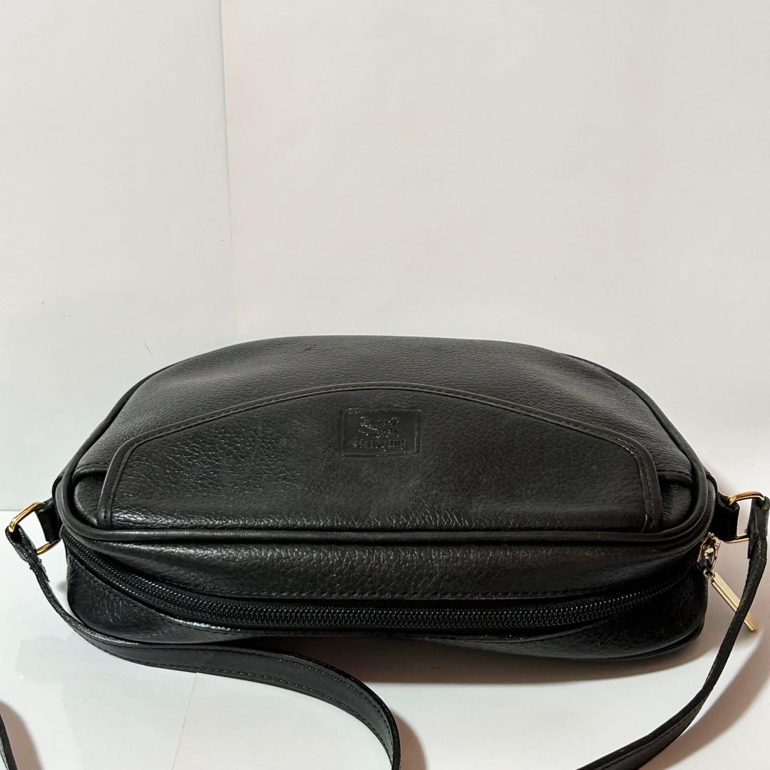 Burberrys バーバリーズ ショルダーバッグ ブラック レザー レディース