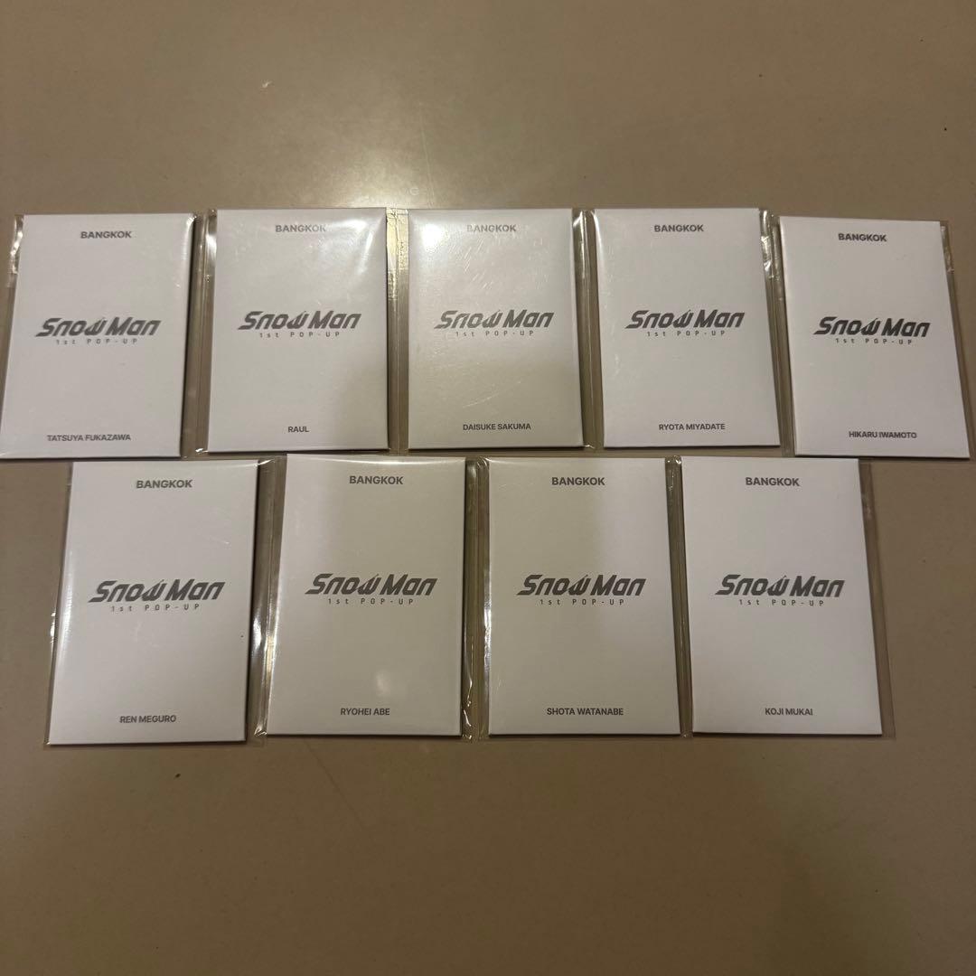 Man ポップアップ バンコク限定　セット　バッジ　フォトカード