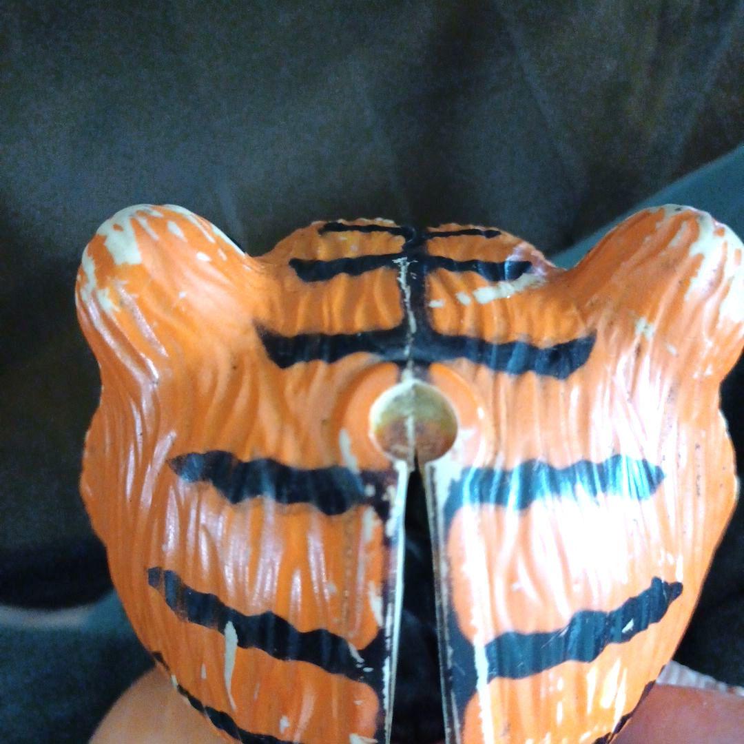 当時物　中嶋製作所ジャイアントタイガーマスク(後期型オレンジ系) ビンテージ