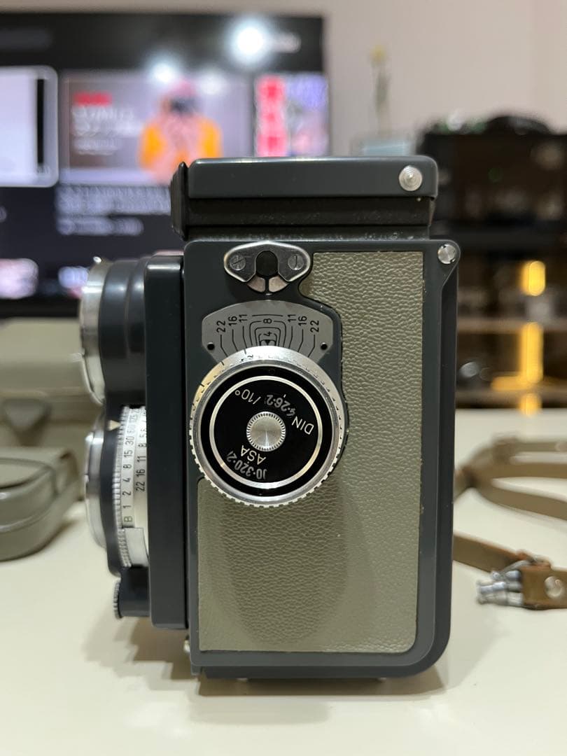 【レア】Rolleiflex 4×4 二眼レフカメラ baby rollei