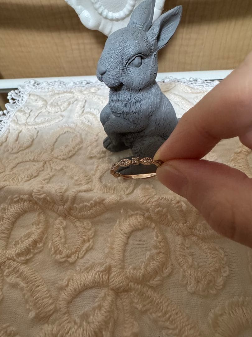 ジ*ク様 ブラウンダイヤ 指輪 10金 ピンクゴールド　リング