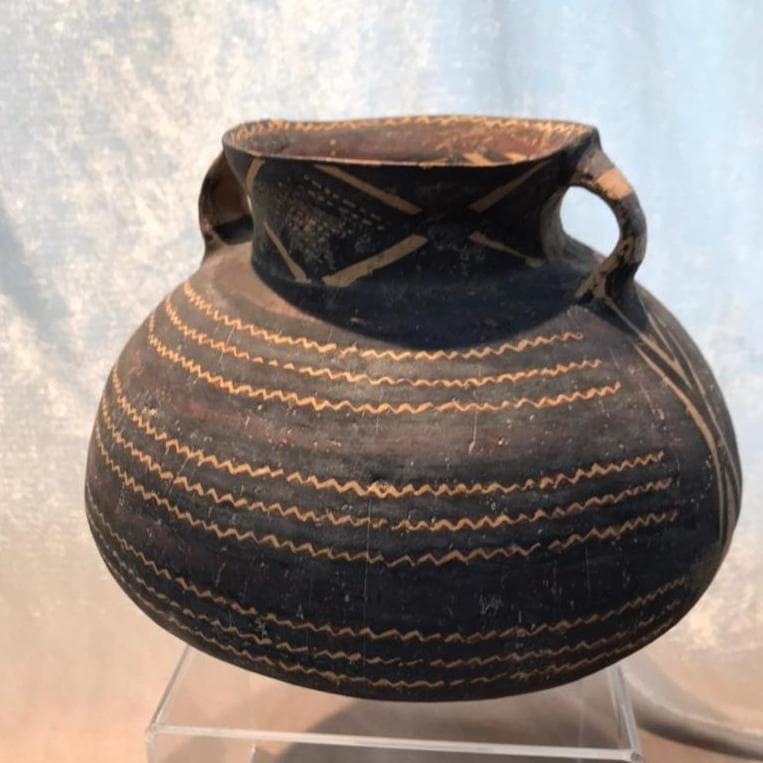 アンダーソン土器　彩陶双耳壺　古代