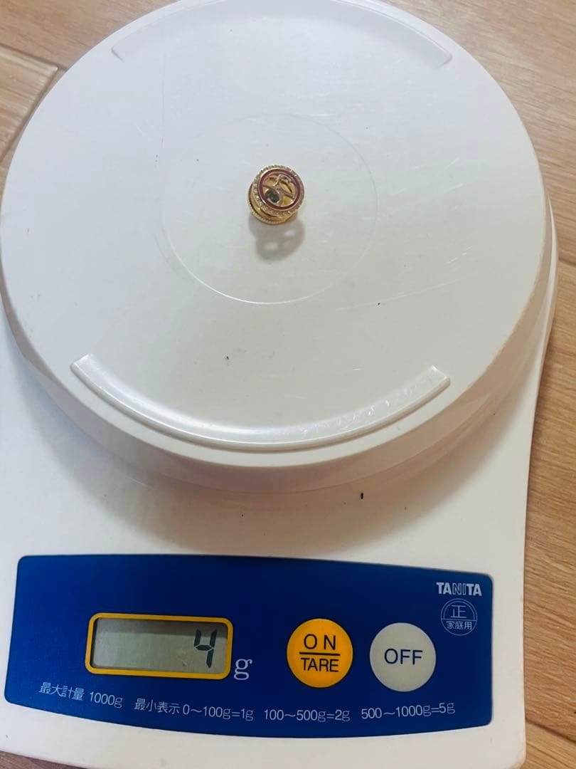 14K ゴールド バッジ　4g 本物保証