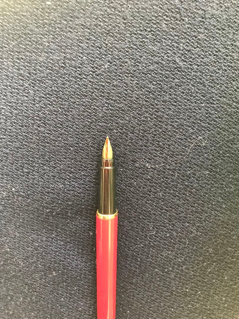 Parkerの万年筆 金色装飾付き