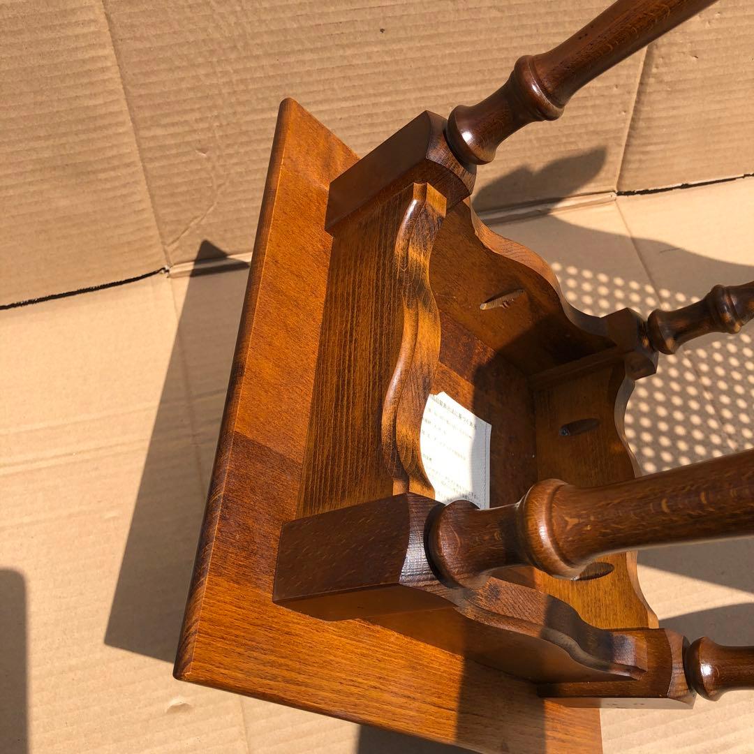 オールドカリモク アンティーク コロニアル 電話台 カリモクサイドテーブル美品