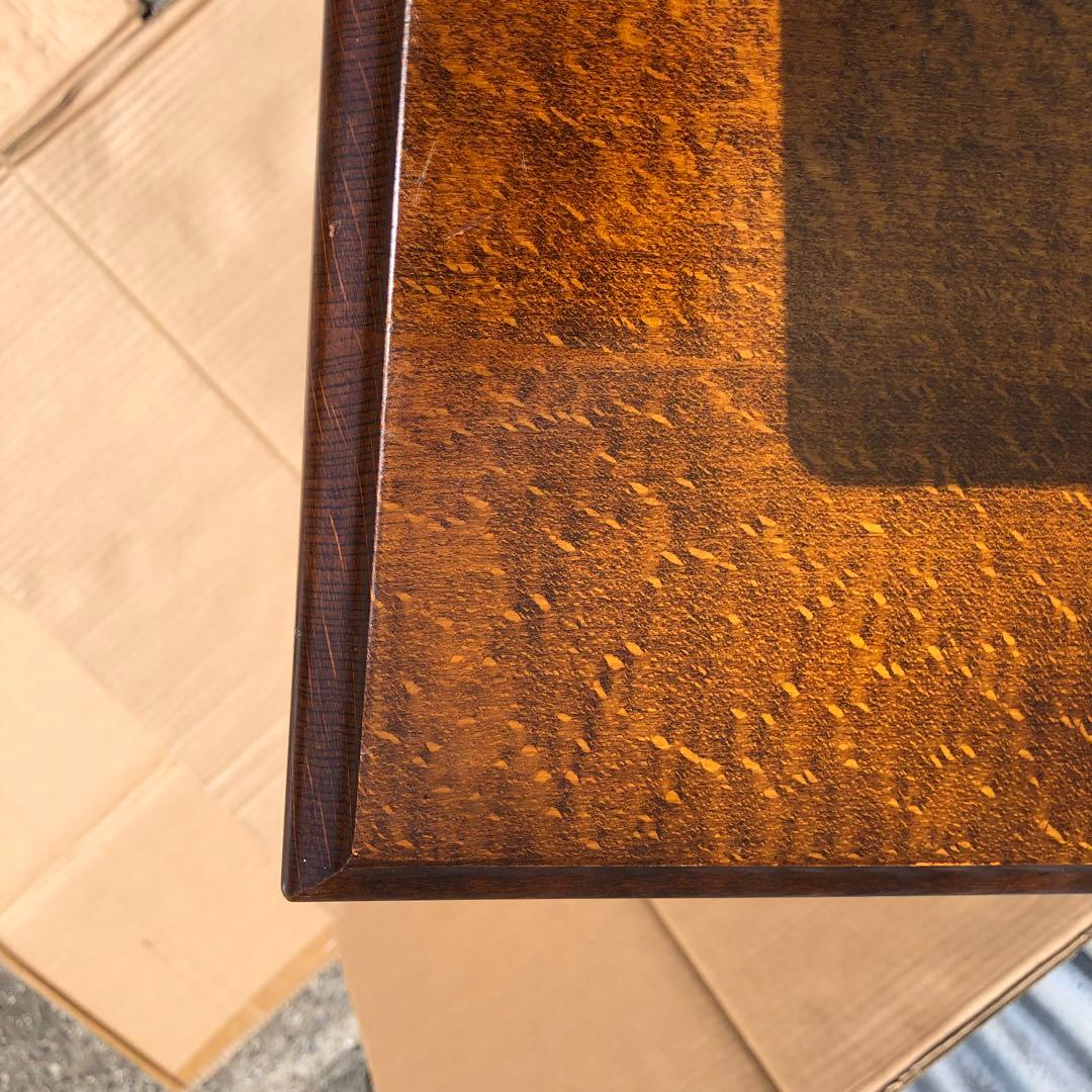 オールドカリモク アンティーク コロニアル 電話台 カリモクサイドテーブル美品