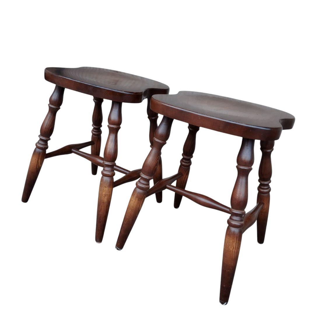 飛騨産業 キツツキマーク スツール 椅子 イス 2脚セット