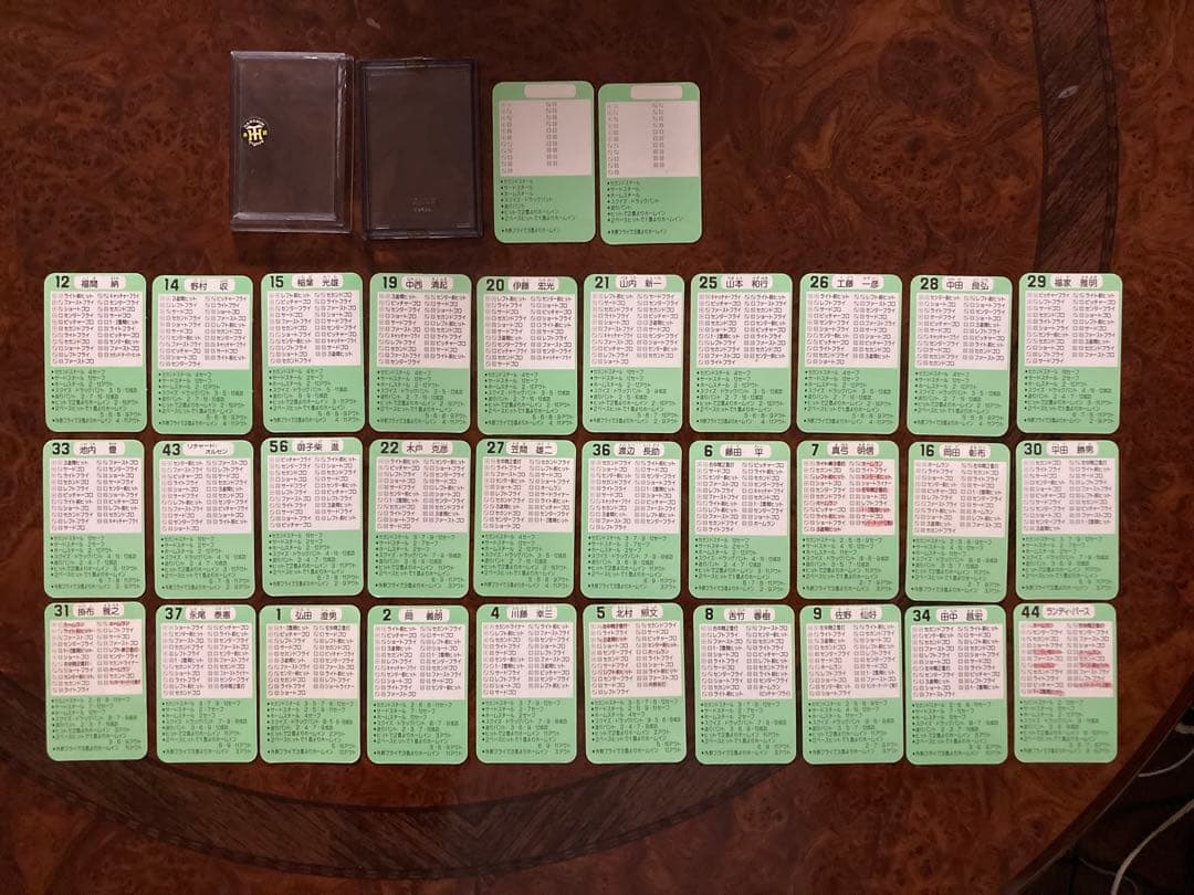 【希少】タカラ　プロ野球カード　阪神タイガース　昭和59年度　全30枚