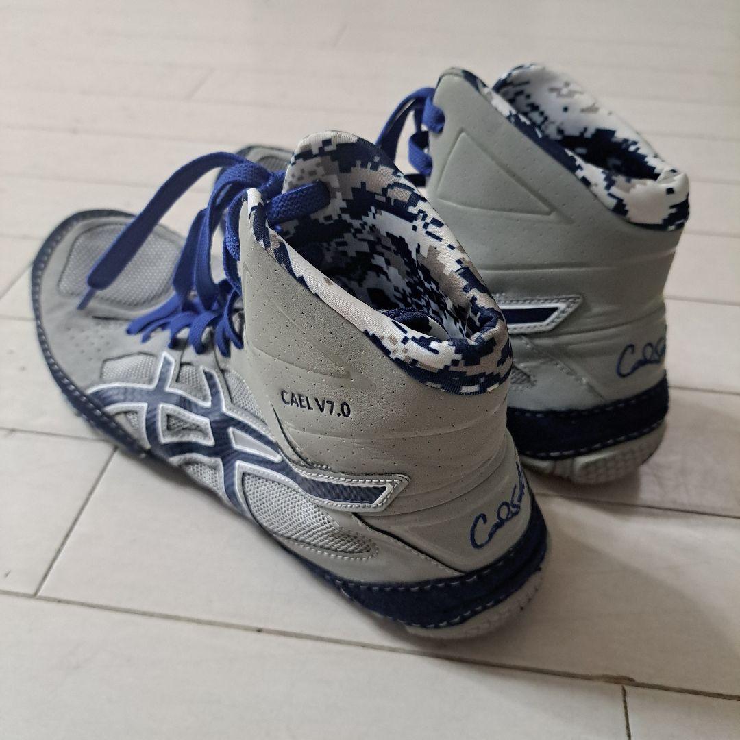 CAEL V7.0 レスリングシューズ。ボクシングシューズ グレー/ブルー