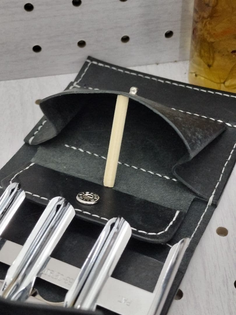 【鉄超人】キャッチャー財布　本革財布　ハンドメイド　ケース