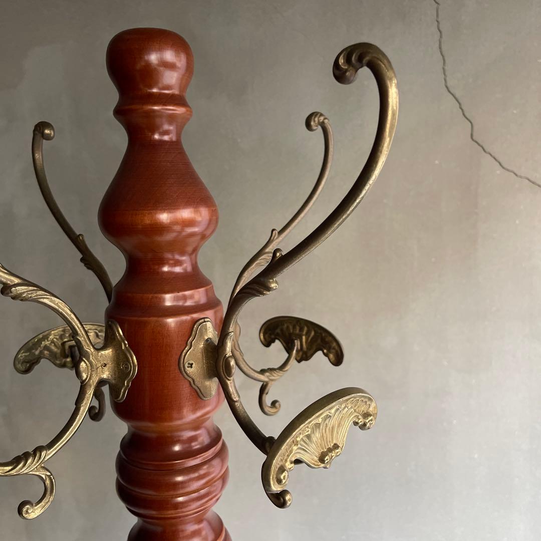 美品　イタリア　ポールハンガー