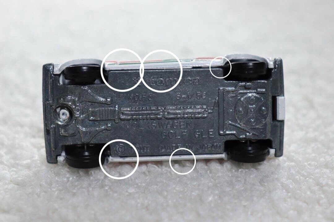 フォルクスワーゲン　グループA フェア　GOLF GLEトミカ　日本製　箱無し
