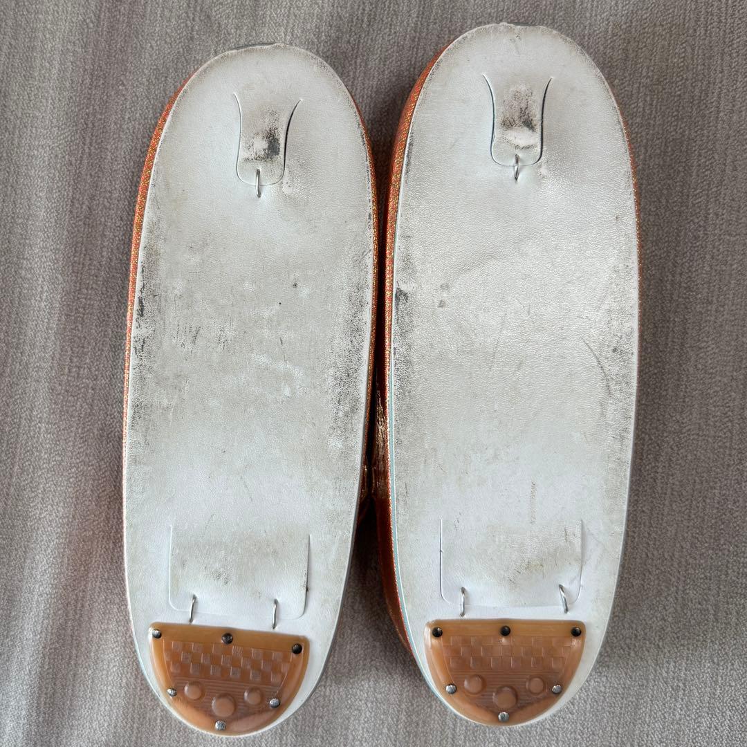 7歳七五三　フルセット　赤系着物　草履バッグ付き