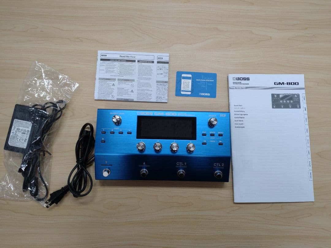 ギター・シンセサイザー　BOSS GM-800 + GK-5 + BGK-15