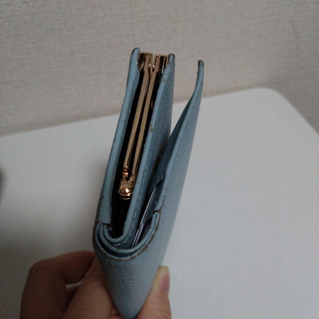 皇居財布　ブルー